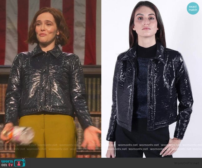 Rachel Comey Quest Jacket worn by Infinity Jackson (Zoey Deutch) on The Politician