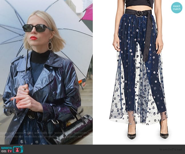 Rachel Comey Fetes Belt Skirt worn by Astrid (Lucy Boynton) on The Politician