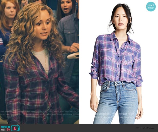 Rails Hunter Button Down Shirt worn by Courtney Whitemore (Brec Bassinger) on Stargirl