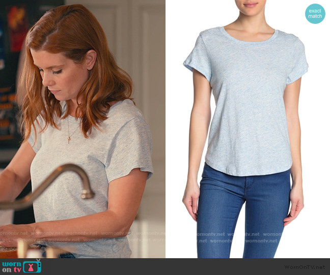 Splendid Abbie Crewneck Tee worn by Maddie Townsend (JoAnna Garcia Swisher) on Sweet Magnolias