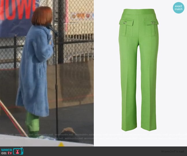 Tory Burch D-ring Pants worn by Infinity Jackson (Zoey Deutch) on The Politician