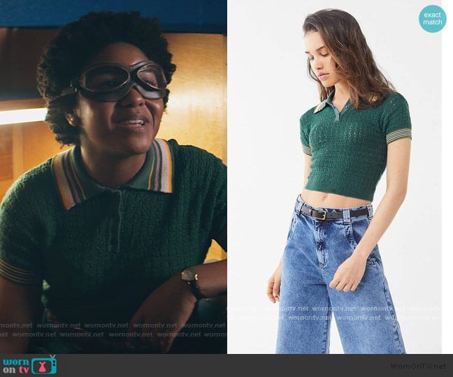 Urban Outfitters Rue Polo Sweater worn by Beth Chapel (Anjelika Washington) on Stargirl