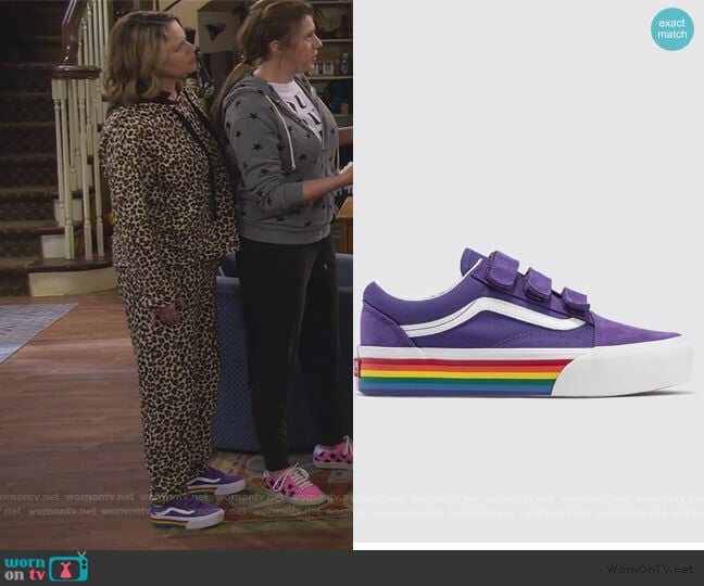 Vans Old School Platform Sneakers worn by Kimmy Gibbler (Andrea Barber) on Fuller House