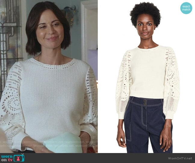 A.L.C. Sandra Top worn by Cassandra Nightingale (Catherine Bell) on Good Witch