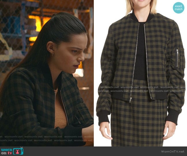 A.L.C. Andrew Wool Bomber Jacket