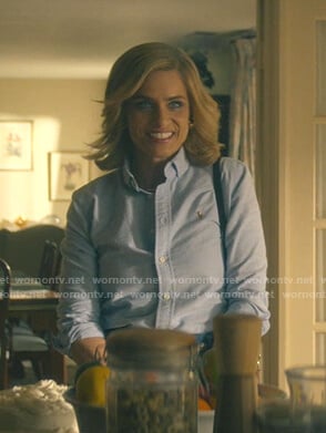 Betty’s blue button down shirt on Dirty John