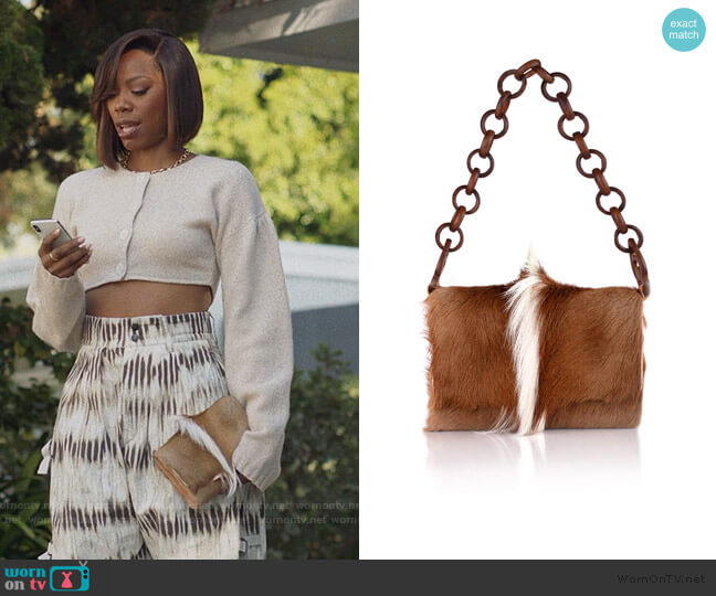 Brother Vellies Springbok Billfold Bag worn by Molly Carter (Yvonne Orji) on Insecure