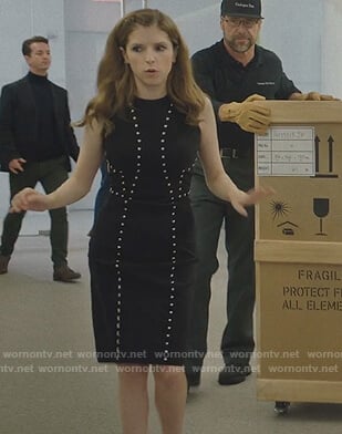 Darby’s black studded dress on Love Life