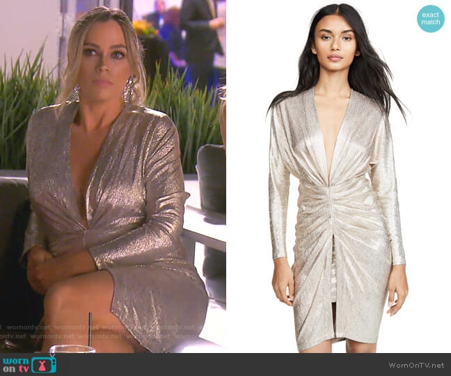 Iro Cilty Dress worn by Teddi Mellencamp Arroyave on The Real Housewives of Beverly Hills