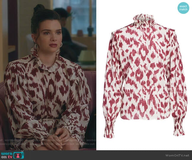 Isabel Marant Étoile Yoshi Blouse worn by Jane Sloan (Katie Stevens) on The Bold Type