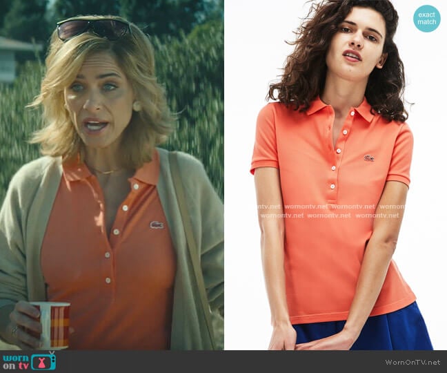 Lacoste Slim Fit Polo Shirt worn by Betty Broderick (Amanda Peet) on Dirty John