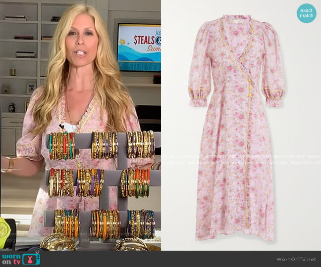 LoveShackFancy Sarabeth Dress worn by Jill Martin on Today