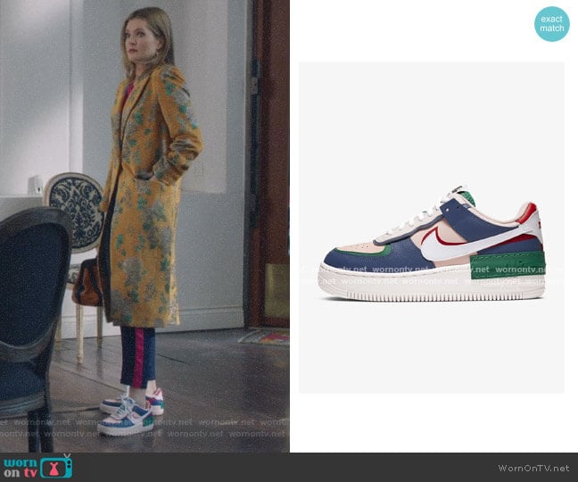 Nike Air Force 1 Shadow worn by Sutton (Meghann Fahy) on The Bold Type