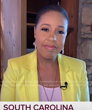 Sheinelle’s yellow blazer on Today