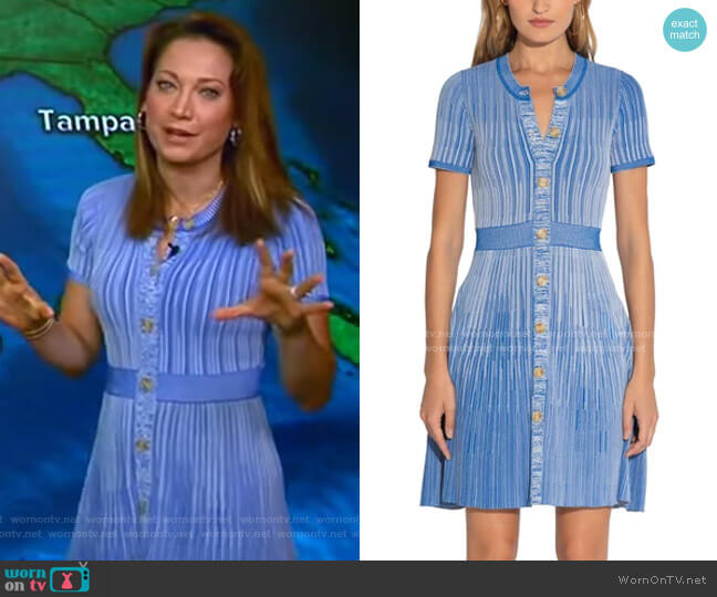Shoshanna Estefania Dress worn by Ginger Zee on Good Morning America