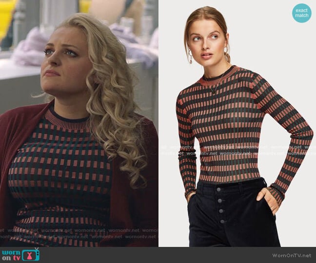 Scotch & Soda Striped Knitted Sweater