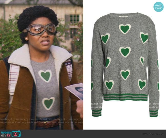 Chinti & Parker Intarsia Wool and Cashmere Sweater worn by Beth Chapel (Anjelika Washington) on Stargirl