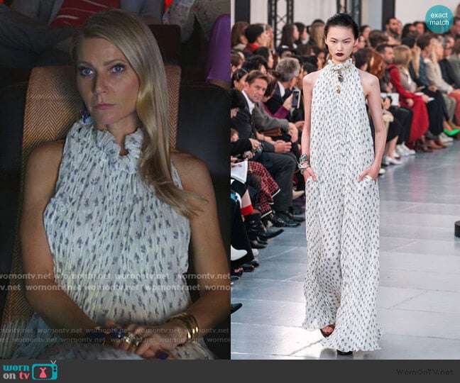 Chloe 2020 Spring Collection worn by Georgina Hobart (Gwyneth Paltrow) on The Politician
