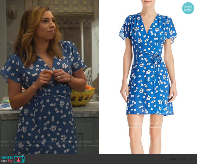 French Connection Verona Floral Wrap Dress worn by Jo (Christina Vidal Mitchell) on United We Fall