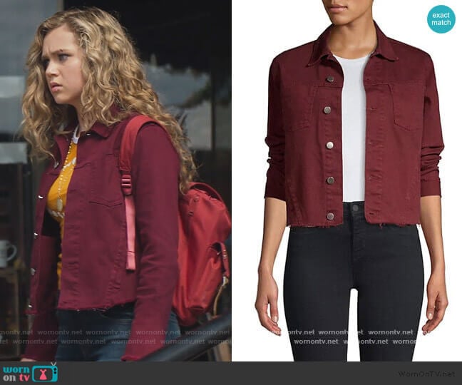 L'Agence Janelle Slim Jacket worn by Courtney Whitemore (Brec Bassinger) on Stargirl