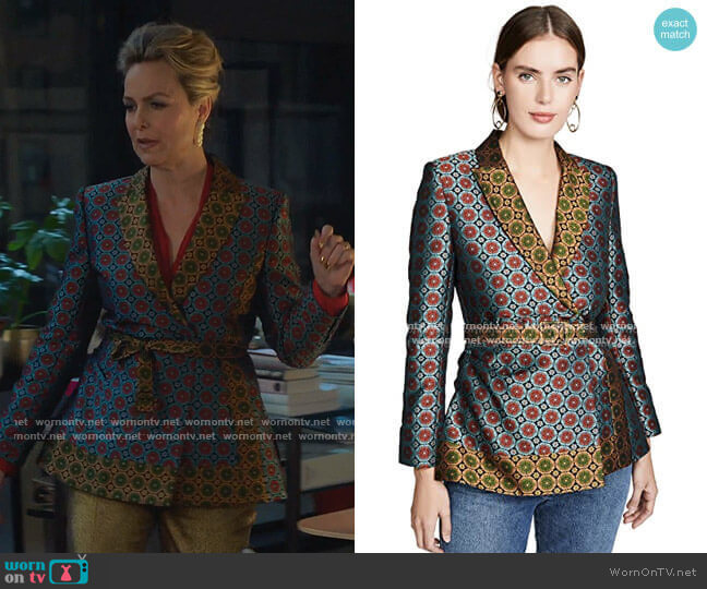 Saloni Maxima Jacket worn by Jacqueline (Melora Hardin) on The Bold Type