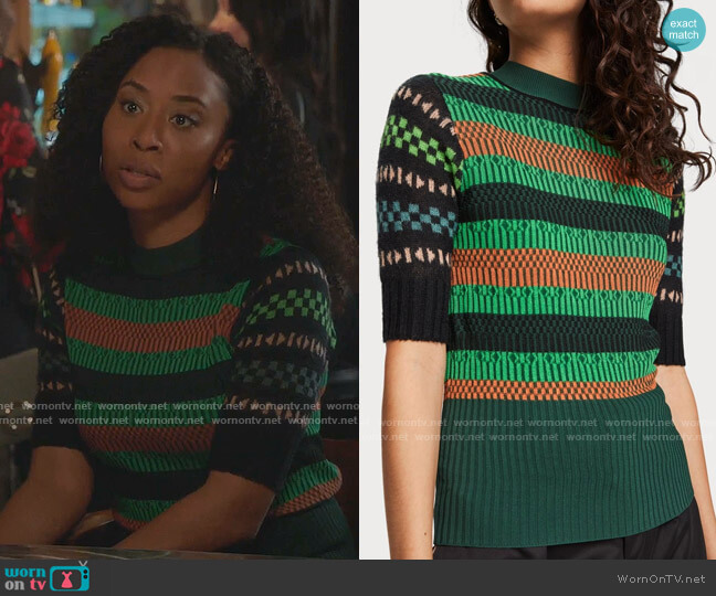 Scotch & Soda Mixed Sweater