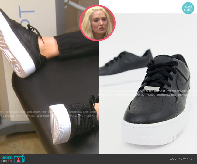 Nike Air Force 1 Sage Low Sneakers worn by Erika Jayne on The Real Housewives of Beverly Hills