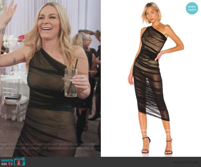 Norma Kamali Diana Gown worn by Leah McSweeney on The Real Housewives of New York City