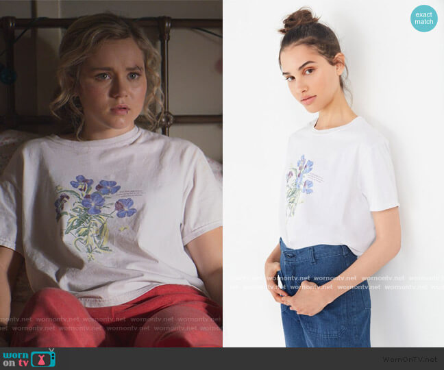 Project Social T Blue Violet Crew Neck Tee worn by Courtney Whitemore (Brec Bassinger) on Stargirl