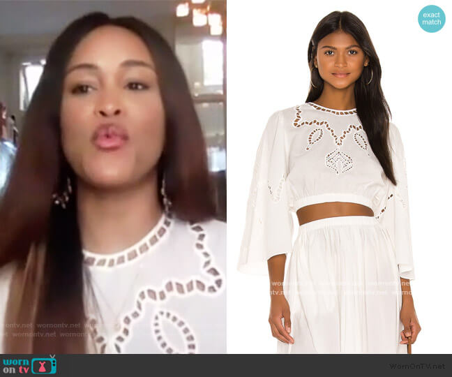 Rhode Casper Top worn by Eve on The Talk