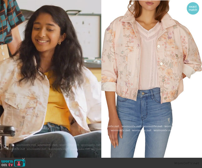 Sanctuary Garden Girl Retro Jacket worn by Devi Vishwakumar (Maitreyi Ramakrishnan) on Never Have I Ever