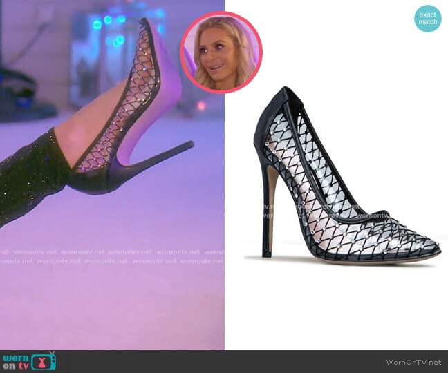 ShoeDazzle Snatched Embellished Pump worn by Dorit Kemsley on The Real Housewives of Beverly Hills