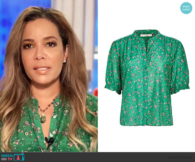 Xirena Eden Shirt worn by Sunny Hostin on The View