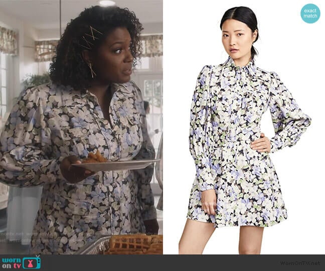 Zimmermann Ninety-Six Shirt Short Dress