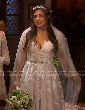 Ciara’s wedding dress on Days of our Lives