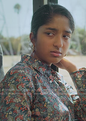 Devi’s floral button down shirt on Never Have I Ever