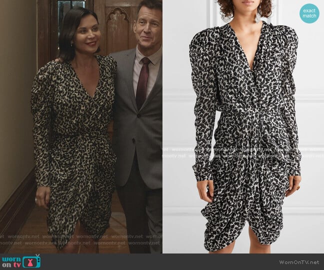 Isabel Marant Issolya Dress worn by Cassandra Nightingale (Catherine Bell) on Good Witch