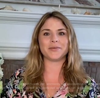Jenna’s black floral dress on Today