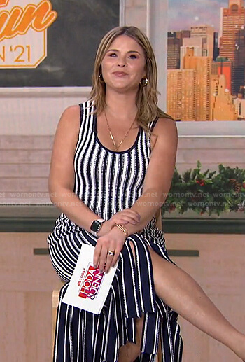 Jenna’s striped sleeveless dress on Today
