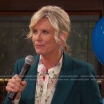 Kayla’s white floral blouse on Days of our Lives
