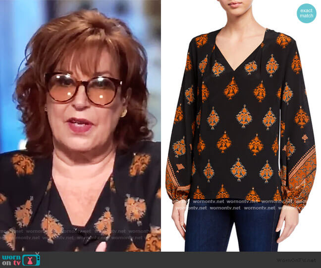 Kobi Halperin Ryan Blouse worn by Joy Behar on The View