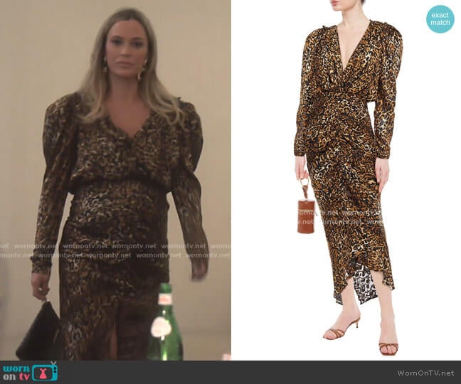Ronny Kobo Astrid Dress worn by Teddi Mellencamp Arroyave on The Real Housewives of Beverly Hills
