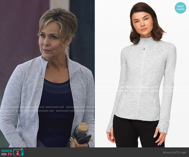 Lulu Lemon Define Jacket worn by Jacqueline (Melora Hardin) on The Bold Type