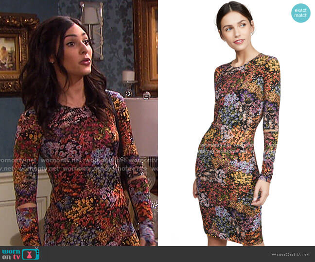Preen By Thornton Bregazzi Georgia Dress worn by Gabi Hernandez (Camila Banus) on Days of our Lives