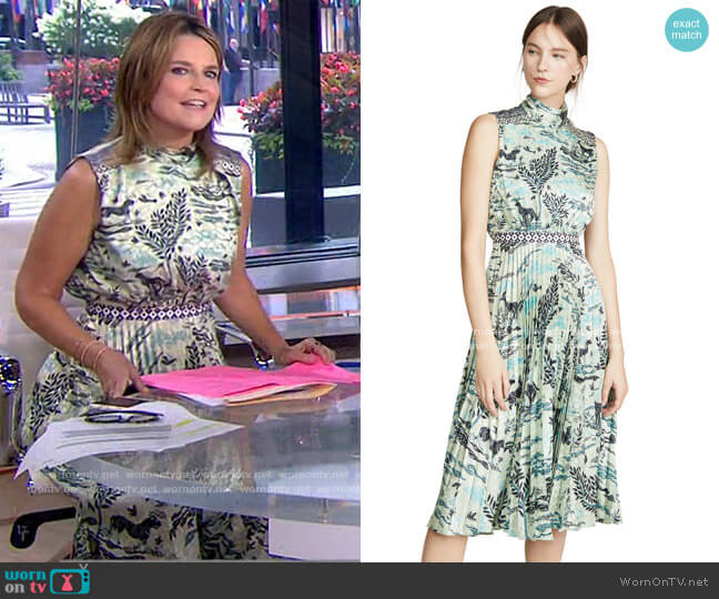Saloni Fleur-E Dress worn by Savannah Guthrie on Today