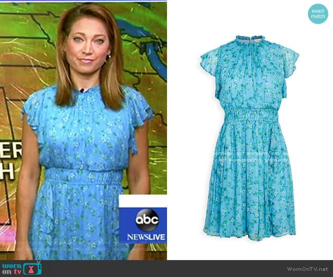 Shoshanna Amora Dress worn by Ginger Zee on Good Morning America