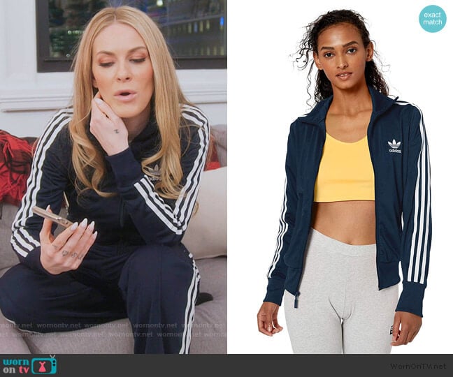 Adidas Firebird Track Top Jacket worn by Leah McSweeney on The Real Housewives of New York City
