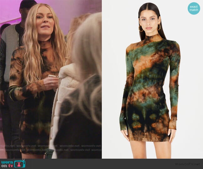Cotton Citizen Ibiza Mini Dress worn by Leah McSweeney on The Real Housewives of New York City