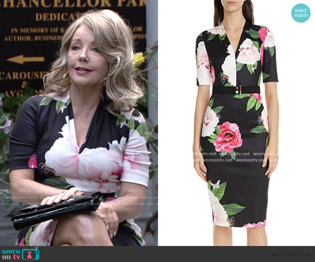 Ted Baker Gilanno Dress worn by Nikki Reed Newman (Melody Thomas-Scott) on The Young and the Restless