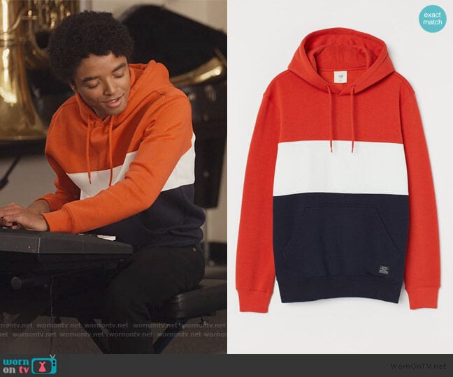 H&M Color-block Hoodie